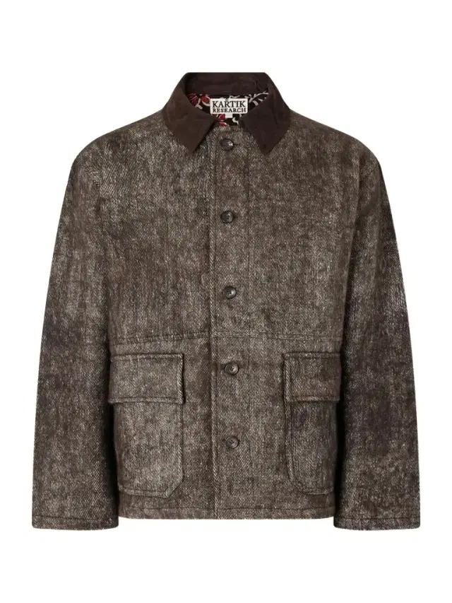 Kartik Research Suede-Trimmed Yak and Silk-Blend Twill Jacket - Men