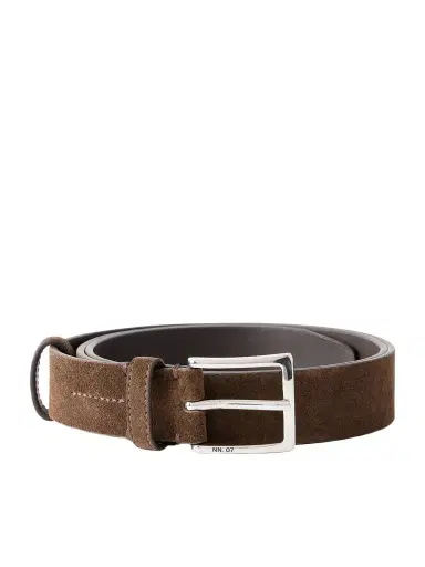 NN07 3cm Ever 90025 Suede Belt - Men | Thumbnail 1