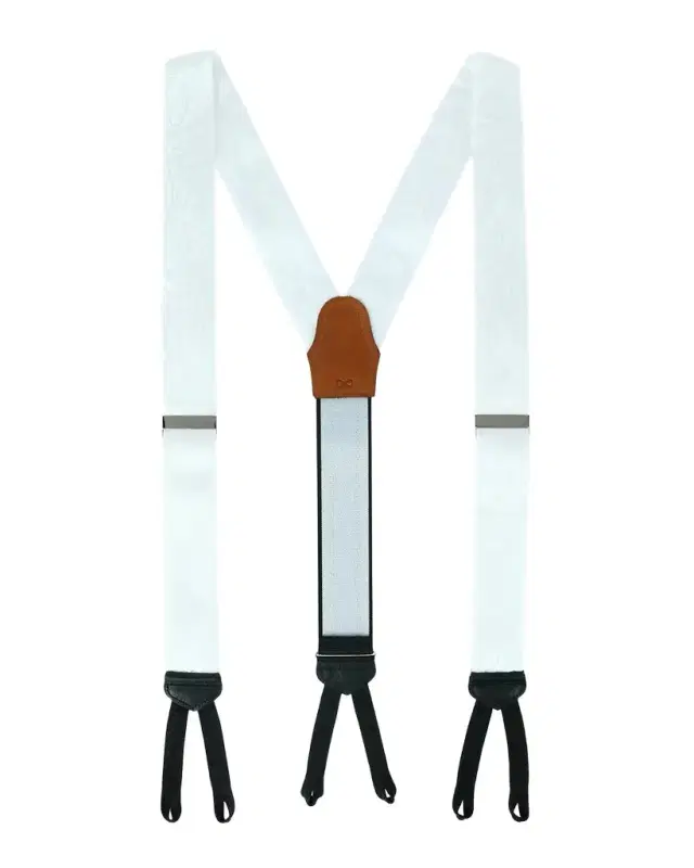 Trafalgar Men's Banbury Tonal-Paisley Silk Suspender Braces