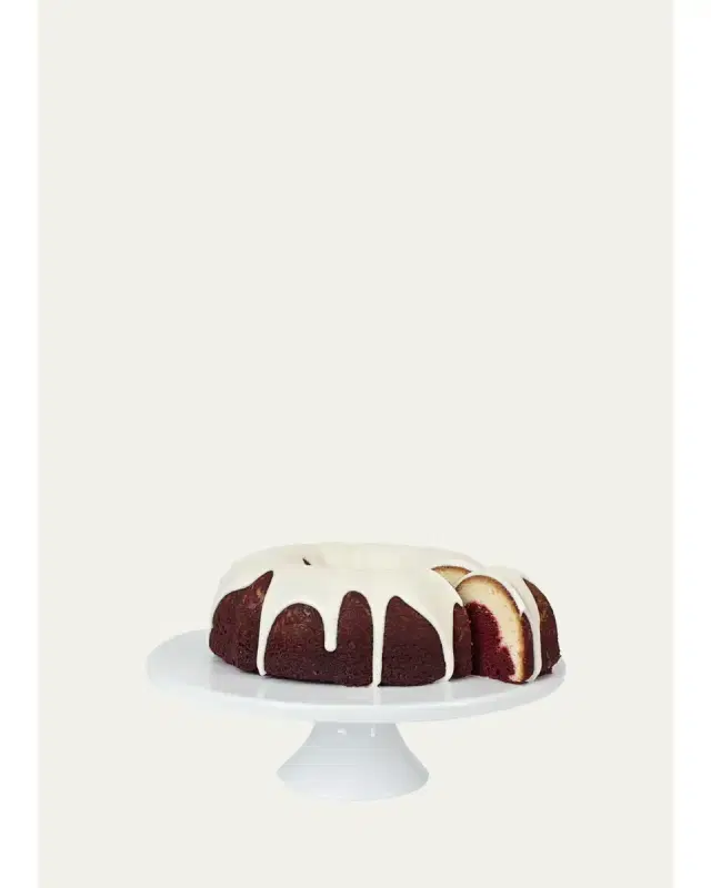 PM Delights Red/White Velvet Bundt Cake