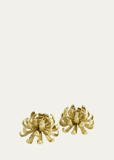Michael Aram Dahlia Candle Holders, Set of 2 | Thumbnail 2