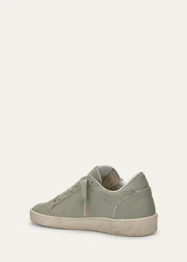 Golden Goose Ball Star Leather Glitter Low-Top Sneakers | Thumbnail 3