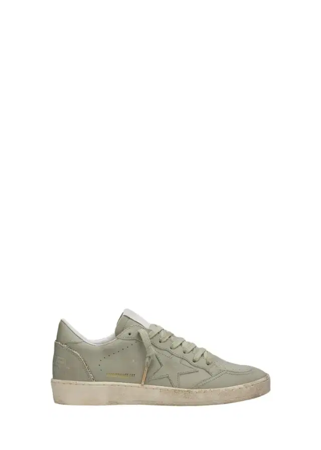 Golden Goose Ball Star Leather Glitter Low-Top Sneakers
