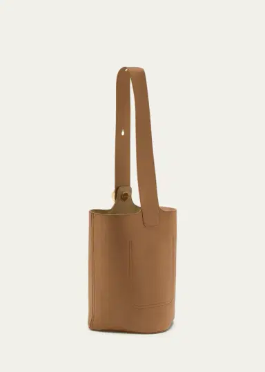 LOEWE Anagram Pebble Leather Bucket Bag | Thumbnail 11