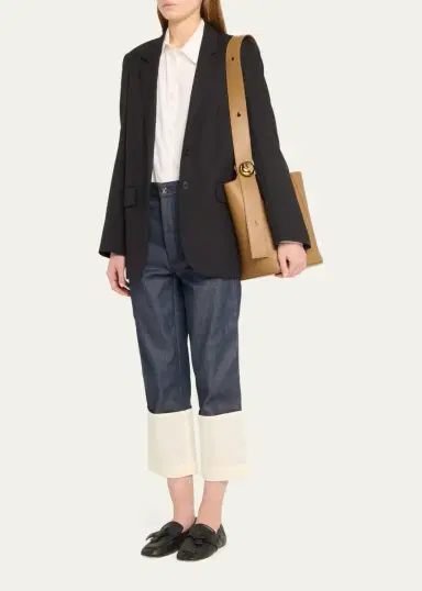 LOEWE Anagram Pebble Leather Bucket Bag | Thumbnail 12