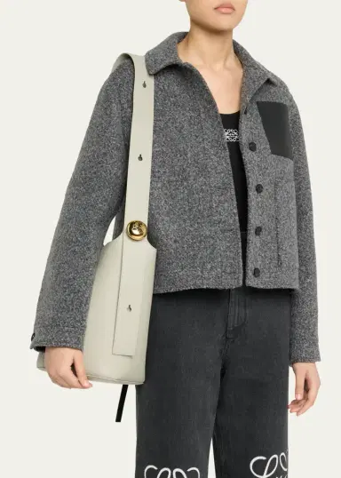 LOEWE Anagram Pebble Leather Bucket Bag | Thumbnail 6
