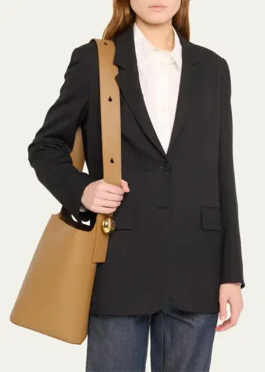 LOEWE Anagram Pebble Leather Bucket Bag | Thumbnail 10
