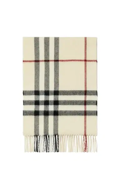 Burberry Giant Check Cashmere Scarf | Thumbnail 1
