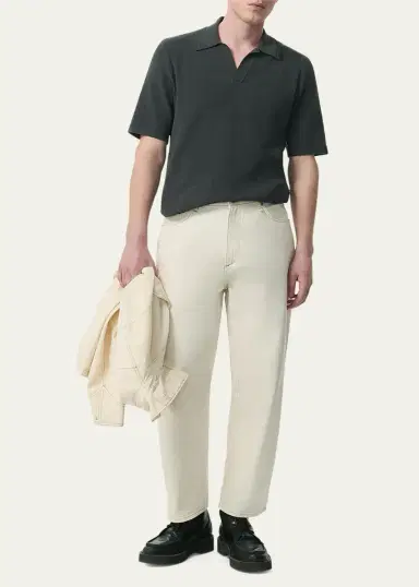 rag & bone Men's Zuma Toweling Polo Shirt | Thumbnail 2 rag & bone Men's Zuma Toweling Polo Shirt | Thumbnail 2
