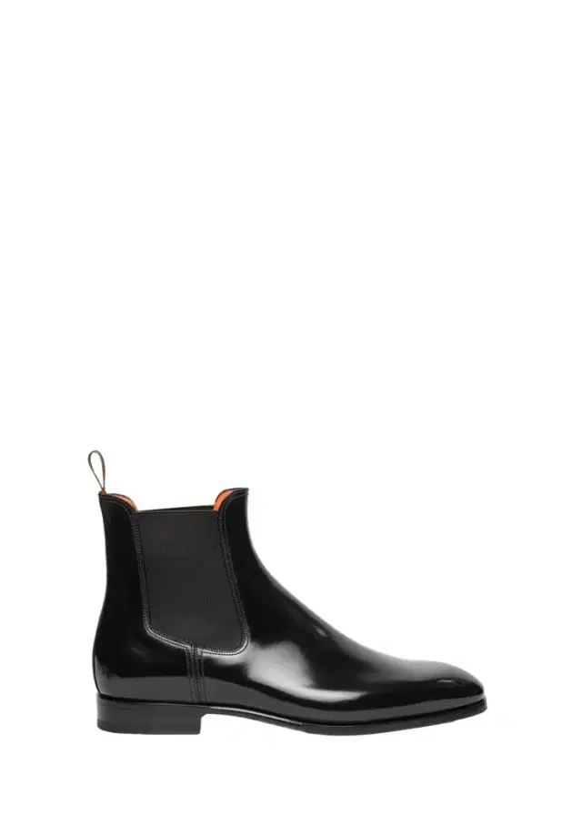 Santoni Men's Archerboot Leather-Sole Burnished Calfskin Chelsea Boots