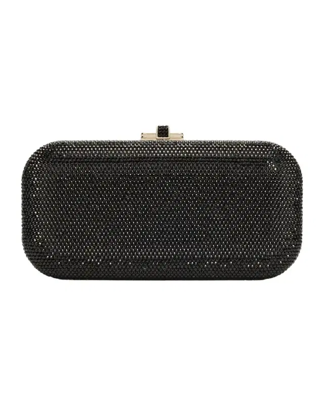 Judith Leiber Couture Long Slide Crystal Minaudiere