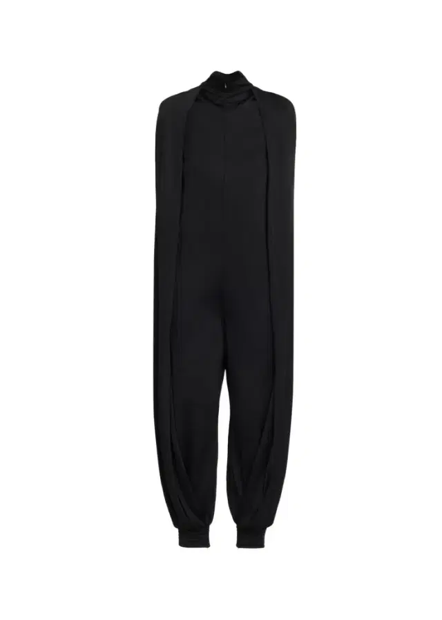 ALAÏA Jersey Wool-Blend Bat Jumpsuit