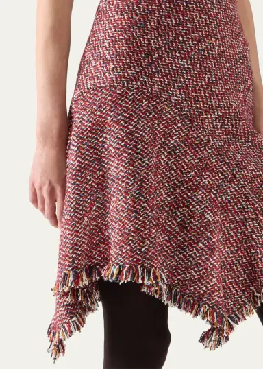 Akris punto Fringed Wool-Blend Tweed Asymmetric Skirt | Thumbnail 5 Akris punto Fringed Wool-Blend Tweed Asymmetric Skirt | Thumbnail 5