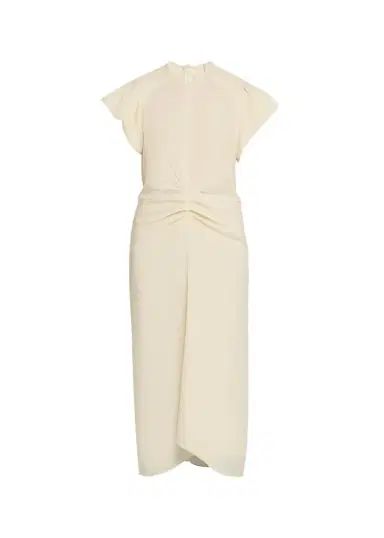 Isabel Marant Terena Gathered Waist Midi Dress | Thumbnail 1