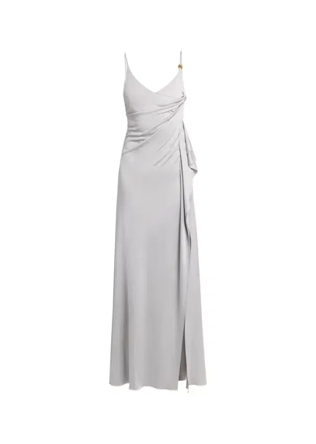 Versace Draped Satin Viscose Gown