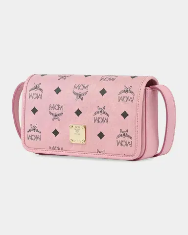 MCM Aren Faux Visetos Leather Wallet-on-Chain | Thumbnail 5