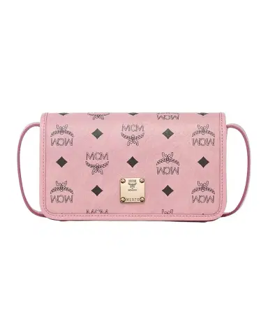 MCM Aren Faux Visetos Leather Wallet-on-Chain | Thumbnail 1