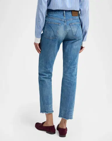 Tom Ford Stonewashed Cropped Denim Jeans | Thumbnail 2