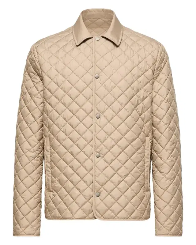 Moncler Men's Avrelie Diamond Quilted Padded Shirt Jacket