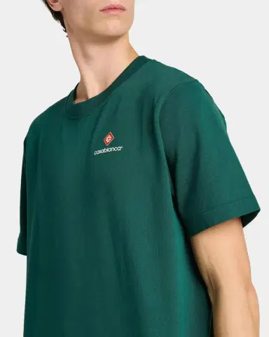 Casablanca Classic Logo Cotton Crewneck T-Shirt | Thumbnail 5