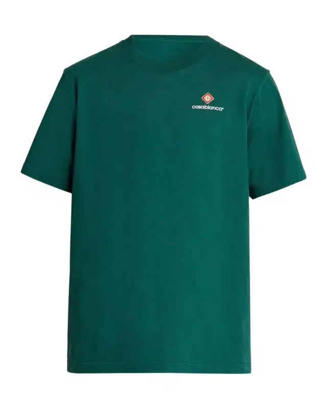 Casablanca Classic Logo Cotton Crewneck T-Shirt