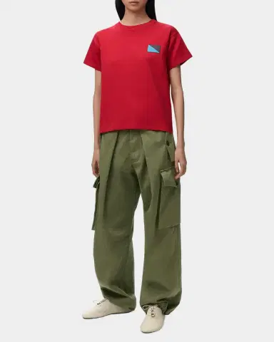 LOEWE Pleated Straight-Leg Cargo Trousers | Thumbnail 2