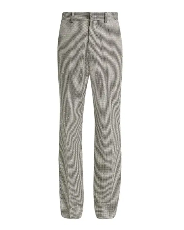 AMIRI Men's MA Fit Houndstooth Sequin Trousers