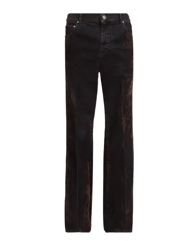 AMIRI Men's Flock MA Fit Five-Pocket Pants