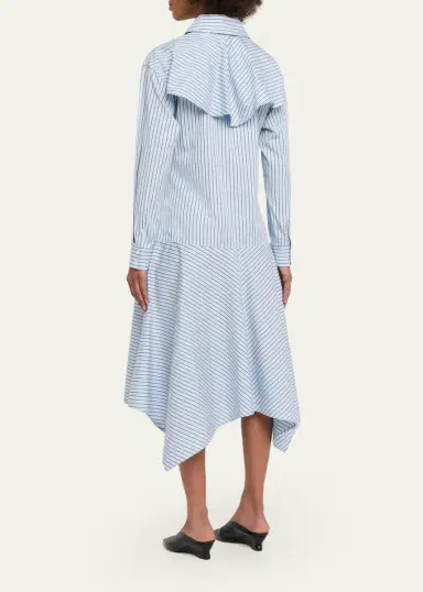 3.1 Phillip Lim Striped Handkerchief Midi Shirtdress | Thumbnail 3 3.1 Phillip Lim Striped Handkerchief Midi Shirtdress | Thumbnail 3