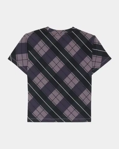 Marc Jacobs Logo Checked Cotton T-Shirt | Thumbnail 3