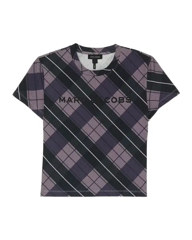 Marc Jacobs Logo Checked Cotton T-Shirt