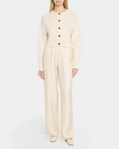 Loulou de Saison Heike Cashmere Crop Cardigan | Thumbnail 2 Loulou de Saison Heike Cashmere Crop Cardigan | Thumbnail 2