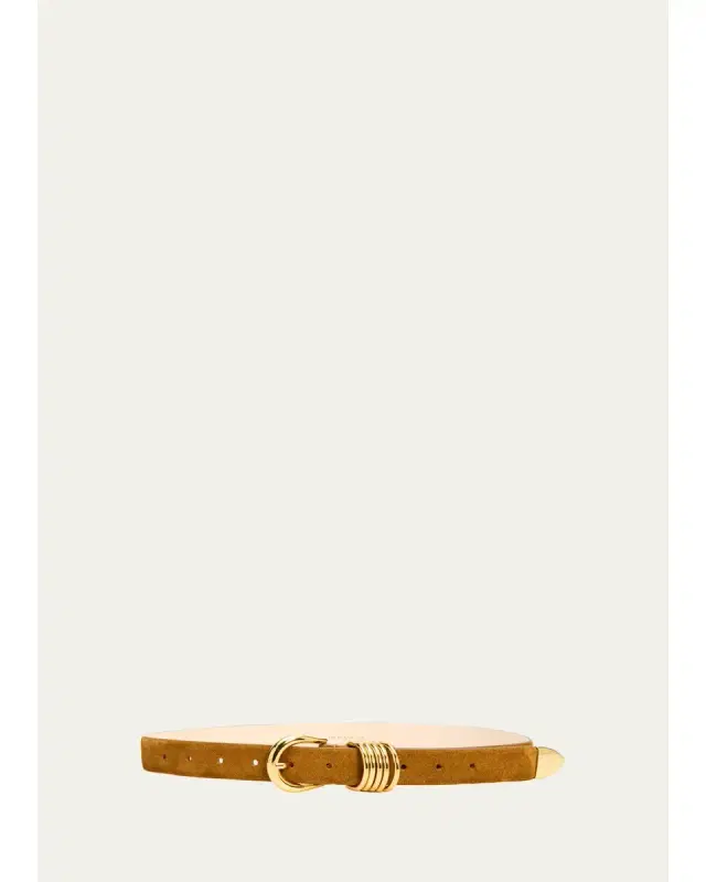 Déhanche Hollyhock Suede Belt
