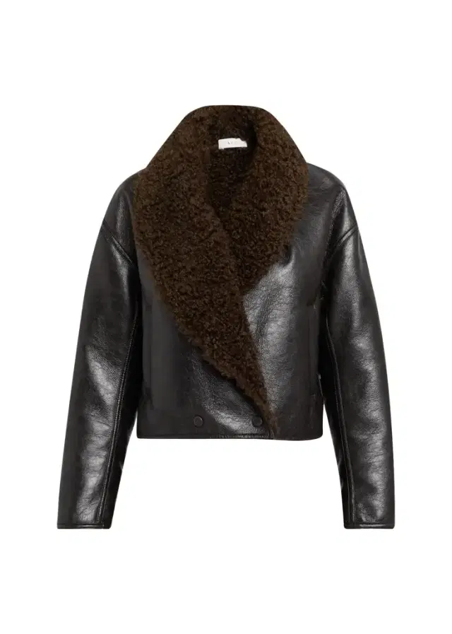 A.L.C. Stella Sherpa-Lined Faux Leather Jacket