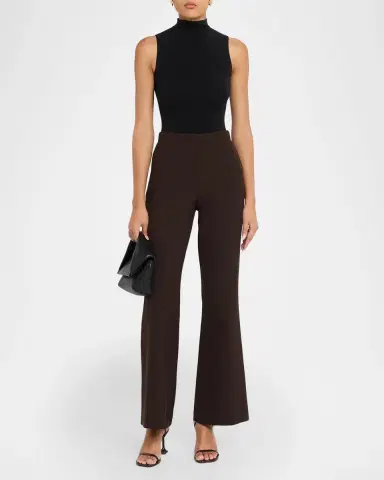 Simkhai Kenna High-Rise Flare Trousers | Thumbnail 2 Simkhai Kenna High-Rise Flare Trousers | Thumbnail 2
