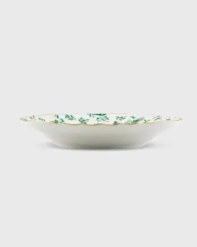 GINORI 1735 Oro di Doccia Large Round Platter, Giada | Thumbnail 4