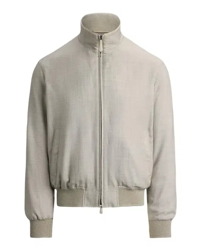 Ralph Lauren Purple Label Men's Felton Cashmere-Silk Flight Jacket