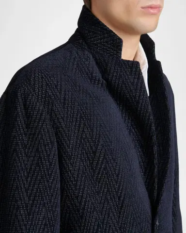 Giorgio Armani Men's Chevron Jacquard Single-Breasted Sport Coat | Thumbnail 6
