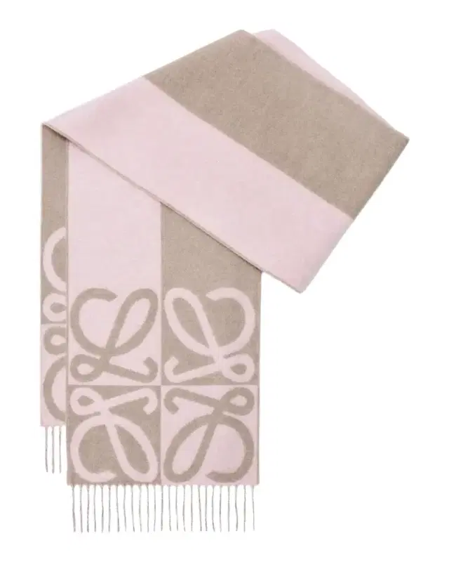 LOEWE Wool and Cashmere Anagram Scarf
