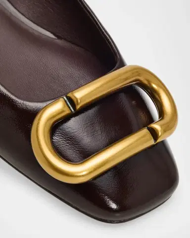Marc Jacobs The Pop J Marc Leather Slingback Flats | Thumbnail 3