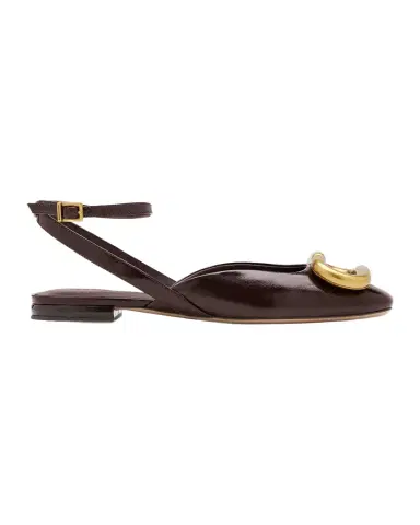 Marc Jacobs The Pop J Marc Leather Slingback Flats | Thumbnail 1