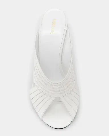 Versace Jeans Couture Medusa 90MM Leather Mules | Thumbnail 4