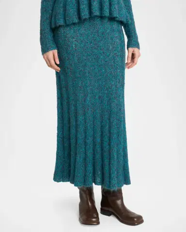 Proenza Schouler Joelle Wide-Rib Ankle Skirt | Thumbnail 4