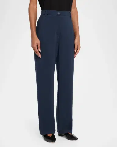 Eileen Fisher Tapered Double-Knit Trousers | Thumbnail 4