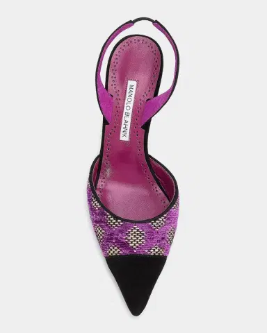 Manolo Blahnik Capsli Gala Slingback Pumps | Thumbnail 5