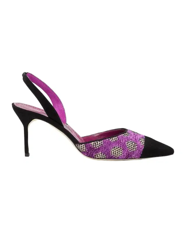 Manolo Blahnik Capsli Gala Slingback Pumps
