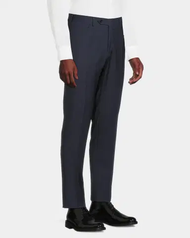 Canali Classic Solid Dress Trousers | Thumbnail 6