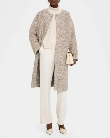 Eileen Fisher Tapered Double-Knit Trousers | Thumbnail 2