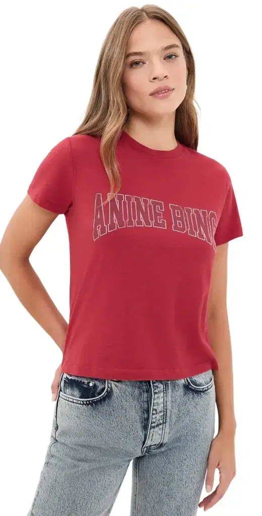 ANINE BING helley Tee Tango Red