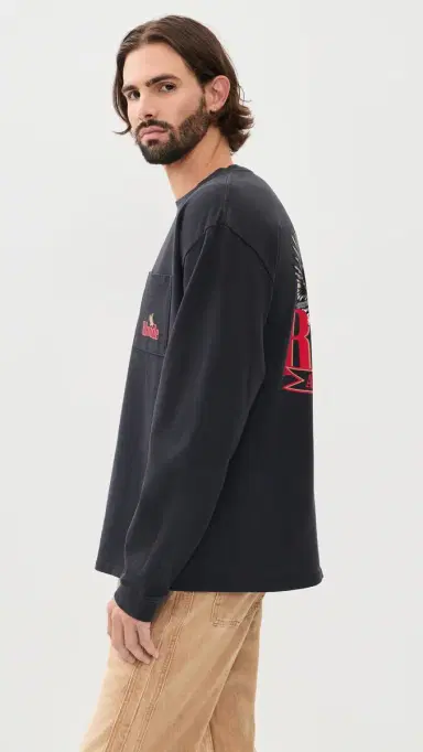 Rhude American pirit Pocket Tee Vintage Black/Red | Thumbnail 4